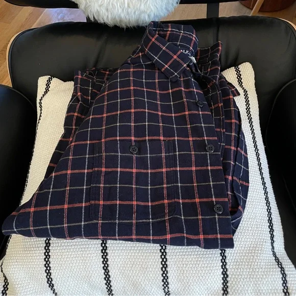 Alex Mill flannel button down plaid shirt - Picture 3 of 13
